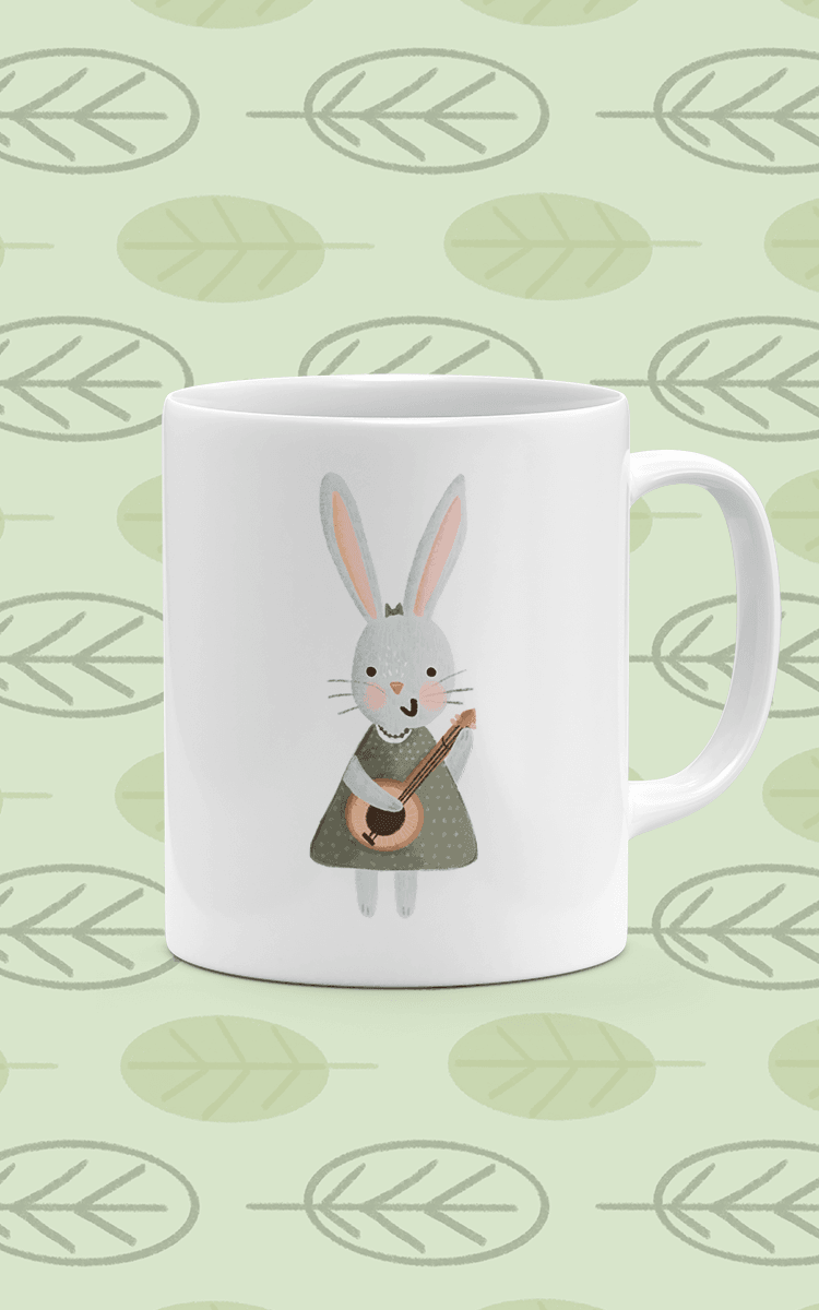 Mugg - Kaninen från Wilderness - Dropmerch
