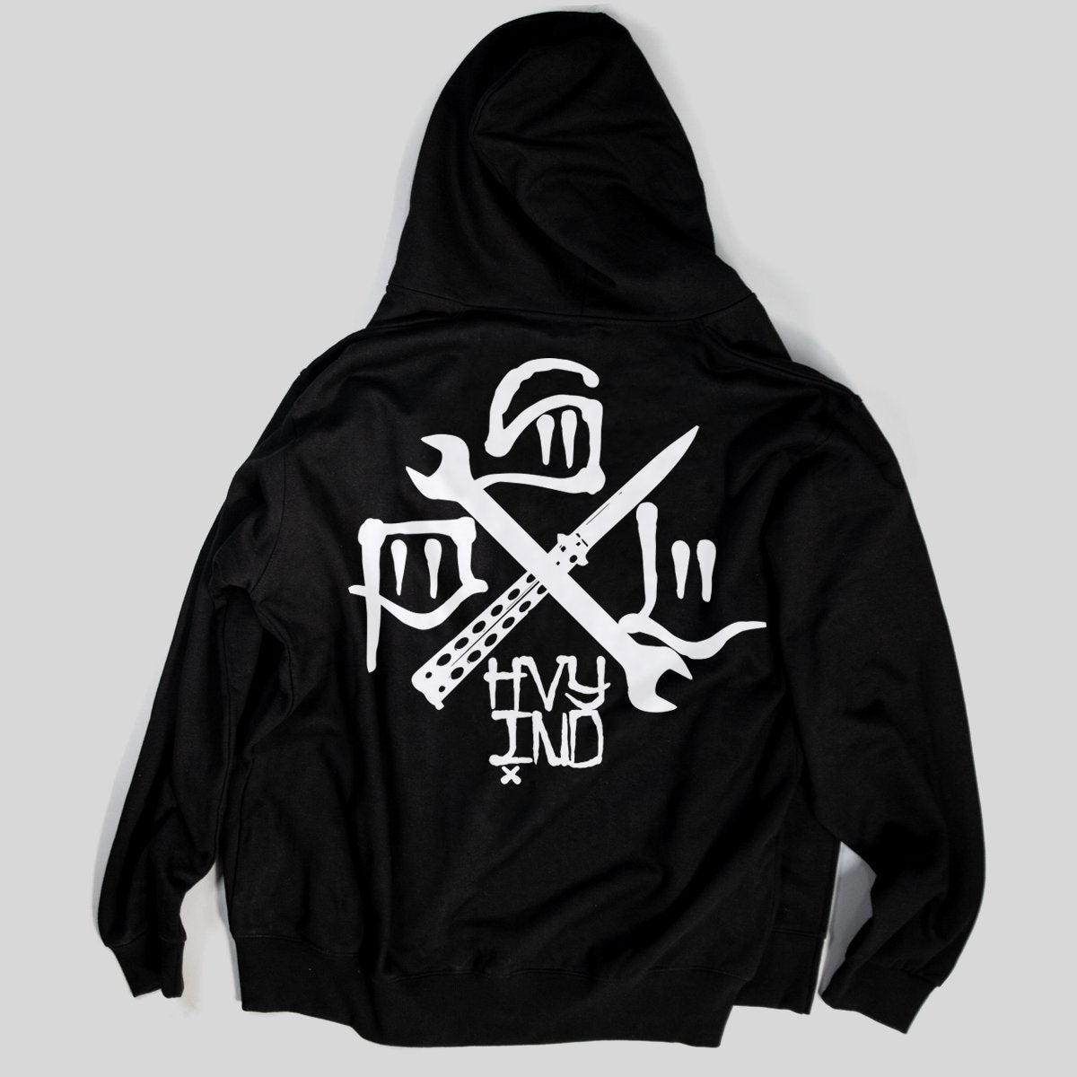 Zip Hoodie, Black - Dropmerch